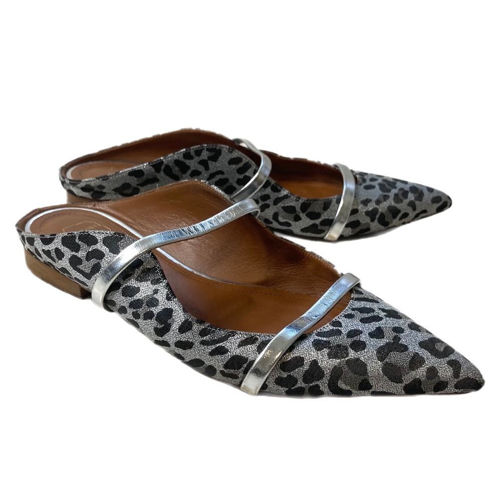 Malone Souliers Maureen Mule-metallic leopard sz 37